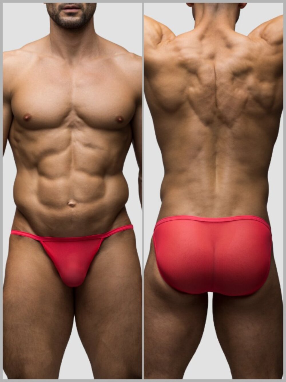 Todd Sanfield - Minimal Mesh Endurance Brief - Punch Red (L) - Picture 2 of 7